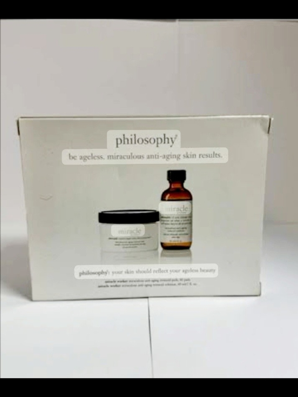 Philosophy Miracle Anti-Aging Set - White, Black, Amber
